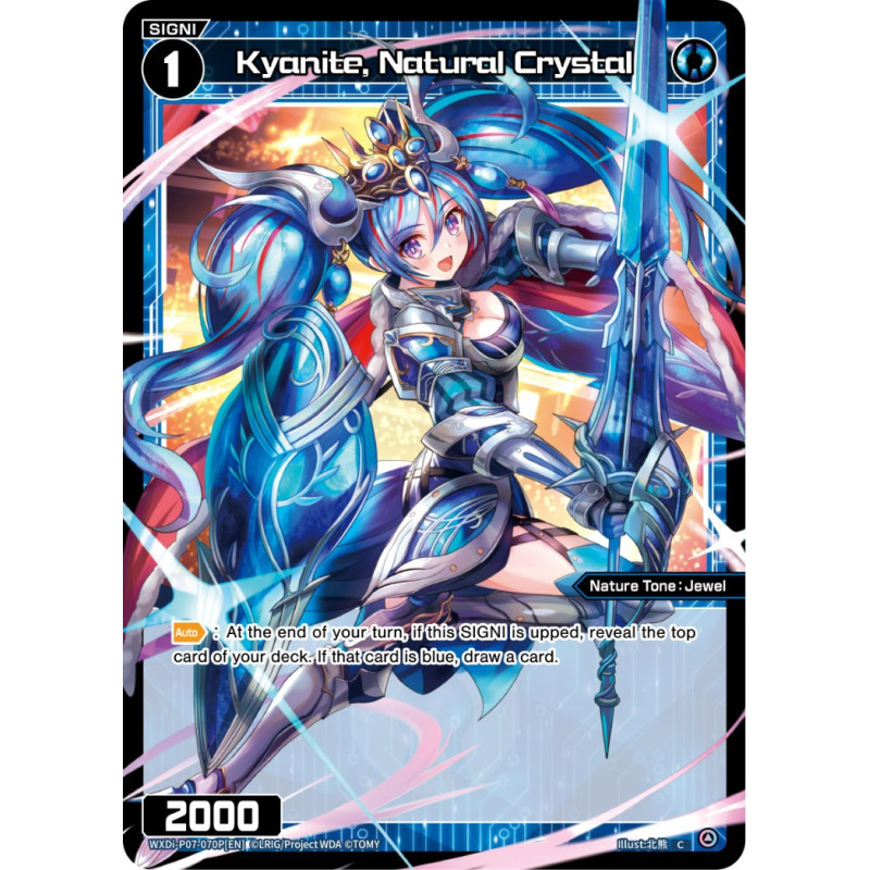 Vanguard_TCG_card_WXDi-P07-070P[EN]_C(P)_Kyanite_Natural_Crystal_INTERLUDE_DIVA