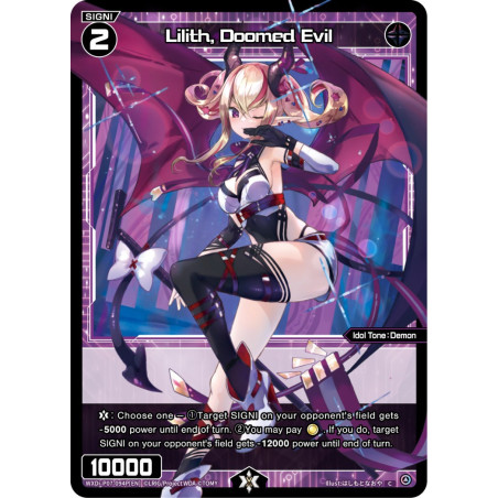Vanguard_TCG_card_WXDi-P07-094P[EN]_C(P)_Lilith_Doomed_Evil_INTERLUDE_DIVA