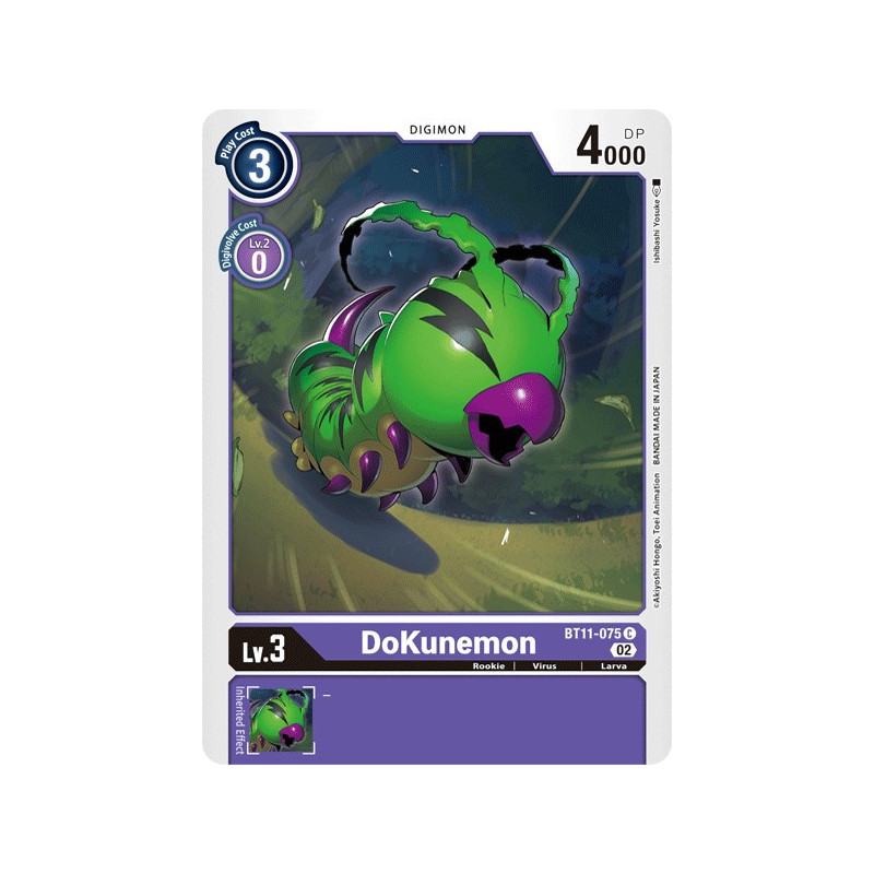 Digimon_TCG_BT11-075_DoKunemonCommon_Dimensional_Phase_Card_Game