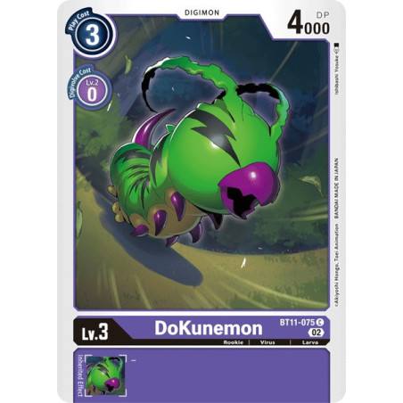 Digimon_TCG_BT11-075_DoKunemonCommon_Dimensional_Phase_Card_Game