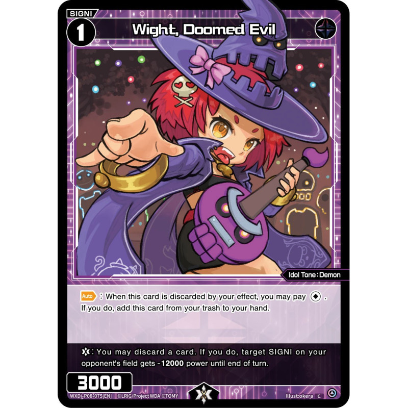 Vanguard_TCG_card_WXDi-P08-075[EN]_C_Wight_Doomed_Evil_INTERLUDE_DIVA