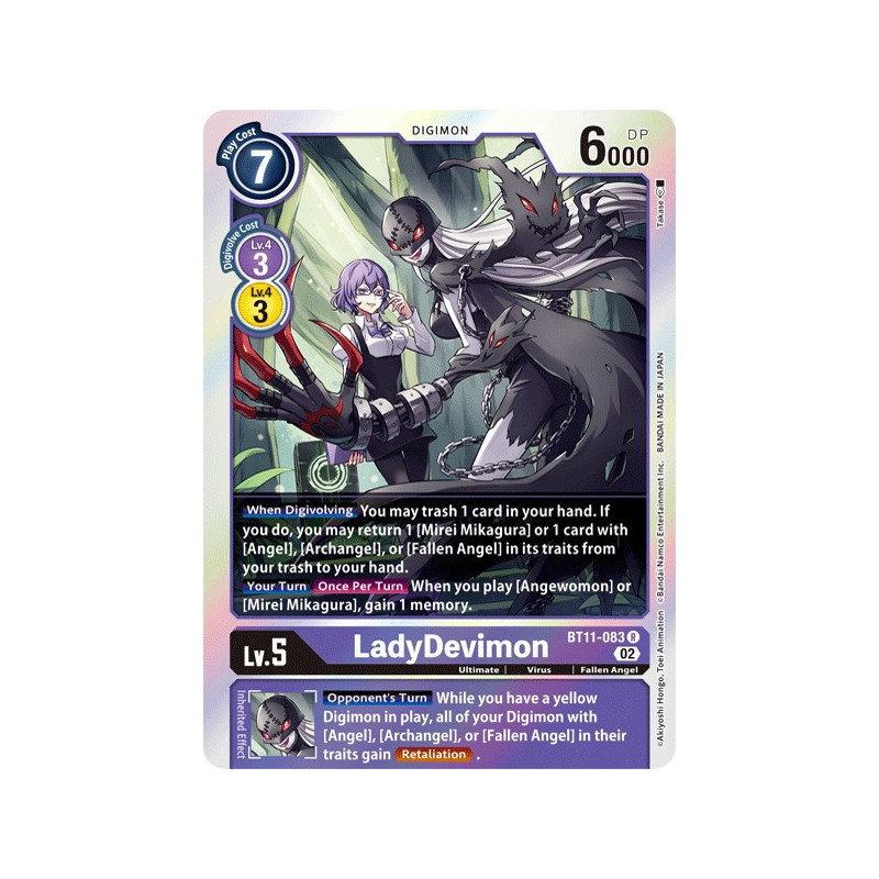 Digimon_TCG_BT11-083_LadyDevimonRare_Dimensional_Phase_Card_Game
