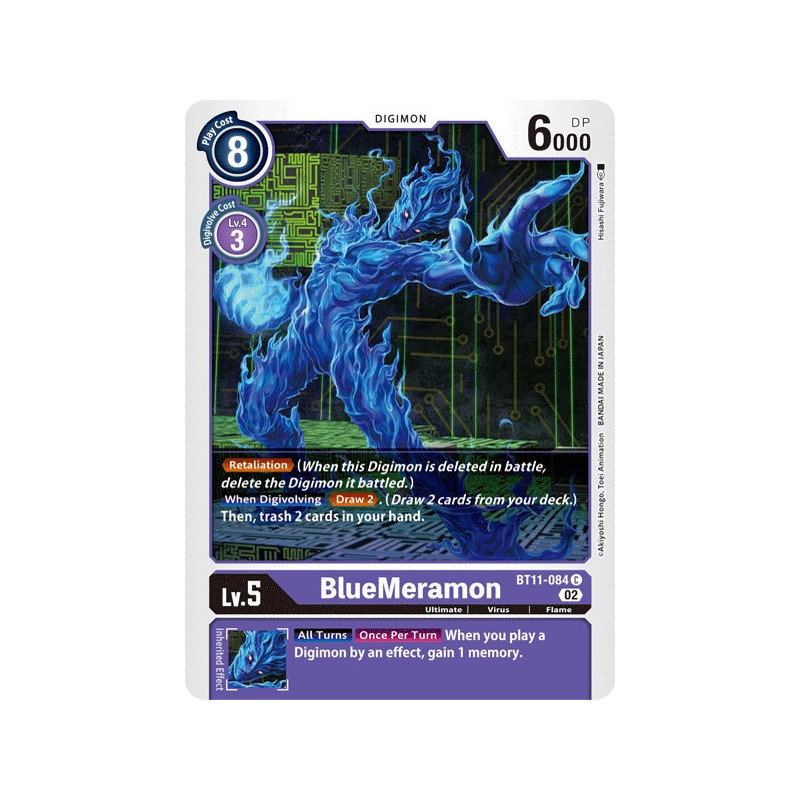 Digimon_TCG_BT11-084_BlueMeramonCommon_Dimensional_Phase_Card_Game