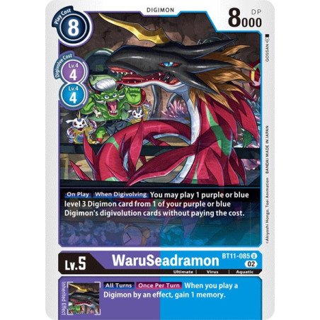 Digimon_TCG_BT11-085_WaruSeadramonUncommon_Dimensional_Phase_Card_Game
