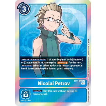Digimon_TCG_BT11-090_Nicolai_PetrovRare_Dimensional_Phase_Card_Game