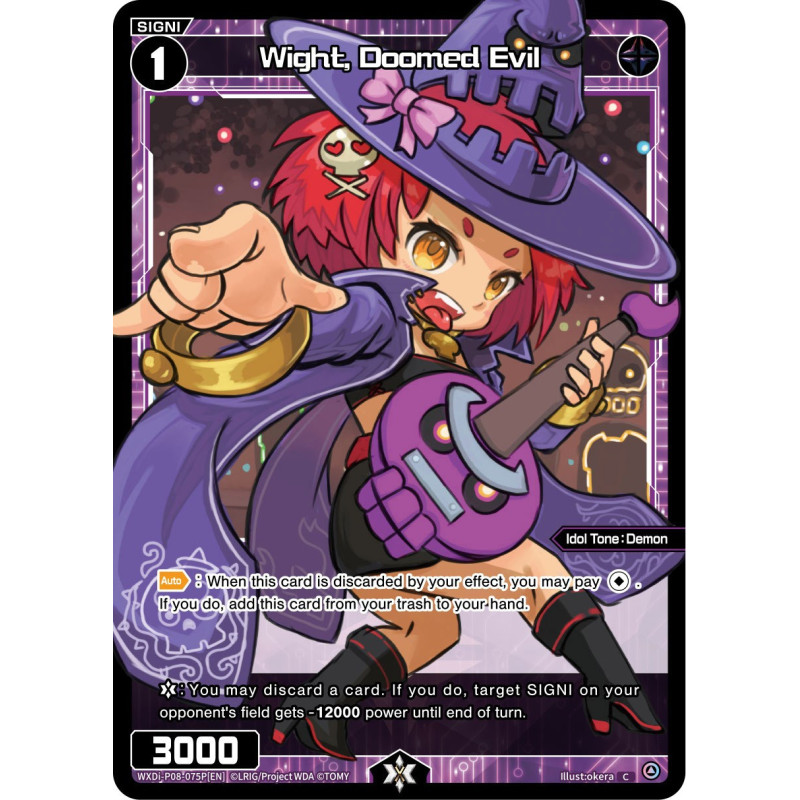 Vanguard_TCG_card_WXDi-P08-075P[EN]_C(P)_Wight_Doomed_Evil_INTERLUDE_DIVA