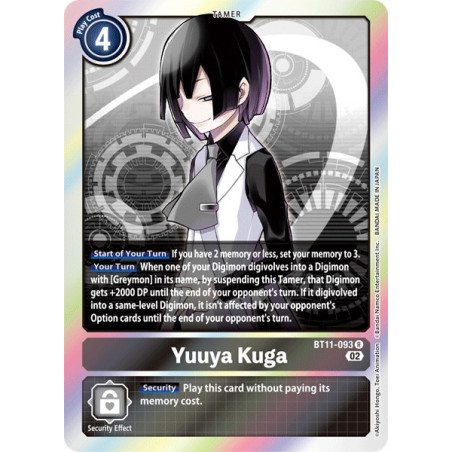 Digimon_TCG_BT11-093_Yuuya_KugaRare_Dimensional_Phase_Card_Game