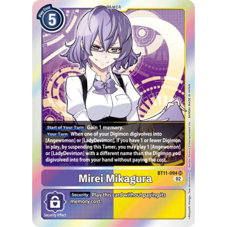 Digimon_TCG_BT11-094_Mirei_MikaguraSuper_Rare_Dimensional_Phase_Card_Game