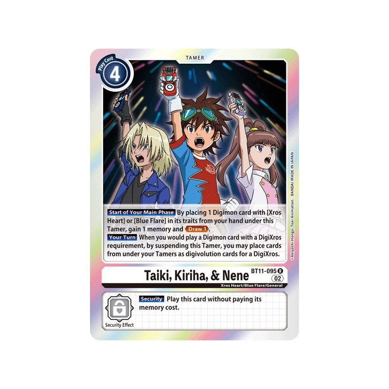 Digimon_TCG_BT11-095_Taiki_Kiriha_NeneRare_Dimensional_Phase_Card_Game