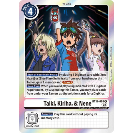 Digimon_TCG_BT11-095_Taiki_Kiriha_NeneRare_Dimensional_Phase_Card_Game