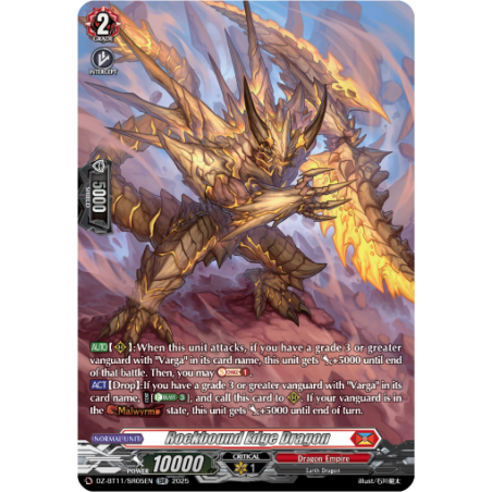 Vanguard_TCG_card_DZ-BT11_SR05EN_SR_Rockbound_Edge_Dragon_Symphony_of_Might_Bloom