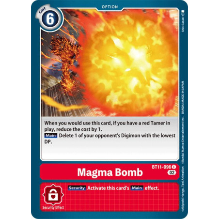 Digimon_TCG_BT11-096_Magma_BombCommon_Dimensional_Phase_Card_Game