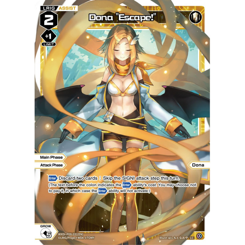 Vanguard_TCG_card_WXDi-P09-031[EN_LC_Dona_Escape__INTERLUDE_DIVA