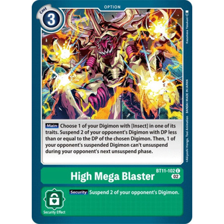 Digimon_TCG_BT11-102_High_Mega_BlasterCommon_Dimensional_Phase_Card_Game