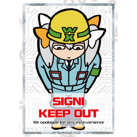 Vanguard_TCG_card_WXDi-P09-TK03B[EN_Token_SIGNI_KEEP_OUT_INTERLUDE_DIVA