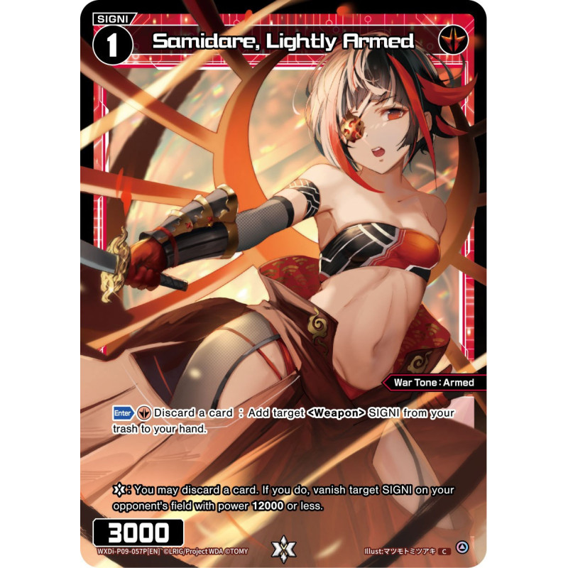 Vanguard_TCG_card_WXDi-P09-057P[EN_P_C_Samidare_Lightly_Armed_INTERLUDE_DIVA
