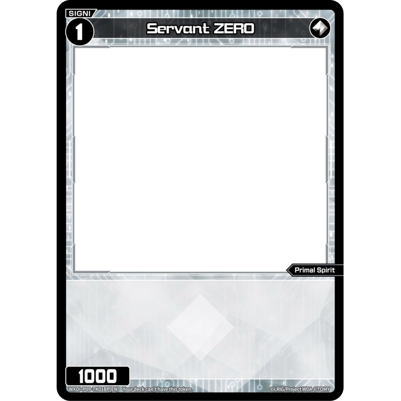 Vanguard_TCG_card_WXDi-P09-TK01BP[EN_P_Token_Servant_ZERO_INTERLUDE_DIVA