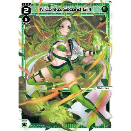 Vanguard_TCG_card_WXDi-P10-019[EN]_LC_Midoriko_Second_Girl_INTERLUDE_DIVA
