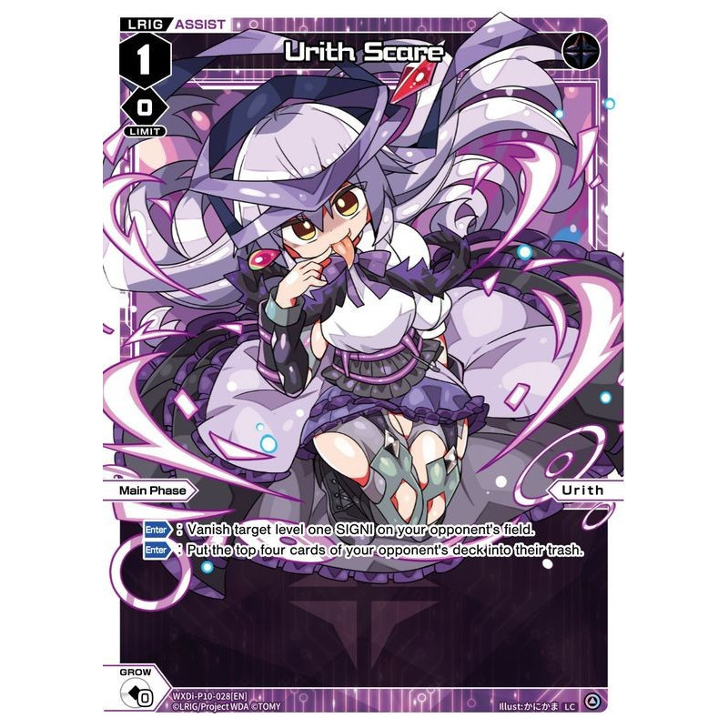 Vanguard_TCG_card_WXDi-P10-028[EN]_LC_Urith_Scare_INTERLUDE_DIVA