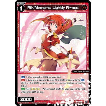 Vanguard_TCG_card_WXDi-P10-052[EN]_R_Ril_Memoria_Lightly_Armed_INTERLUDE_DIVA