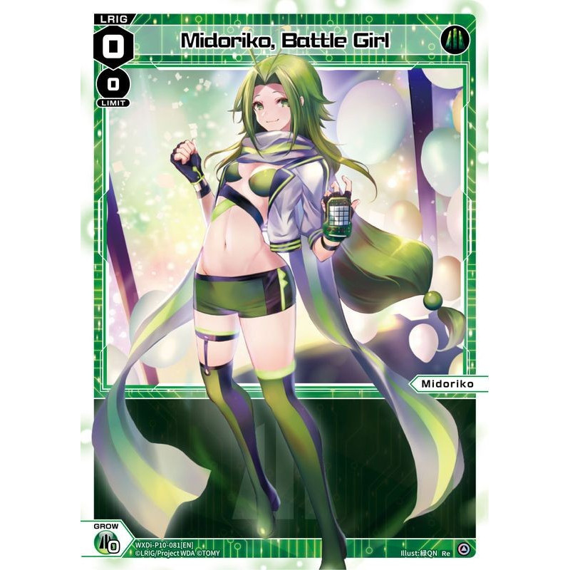 Vanguard_TCG_card_WXDi-P10-081[EN]_Re_Midoriko_Battle_Girl_INTERLUDE_DIVA