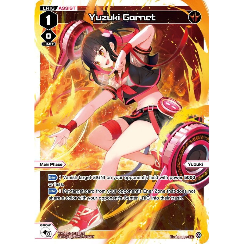 Vanguard_TCG_card_WXDi-P10-023P[EN]_P_LC_Yuzuki_Garnet_INTERLUDE_DIVA