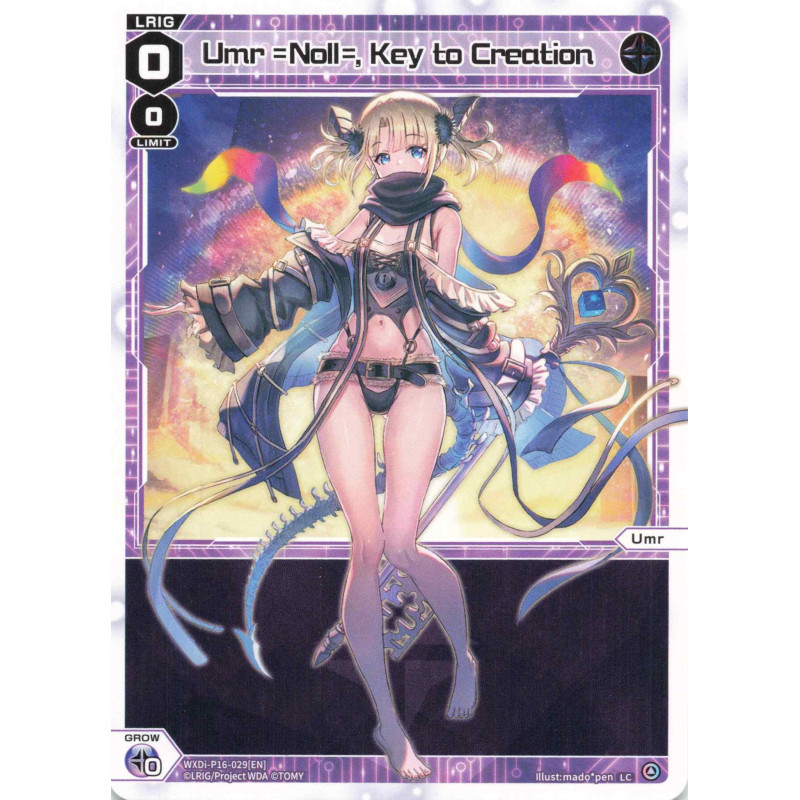 Vanguard_TCG_card_WXDi-P16-029[EN]_LC_Umr_Noll_Key_to_Creation_INTERLUDE_DIVA