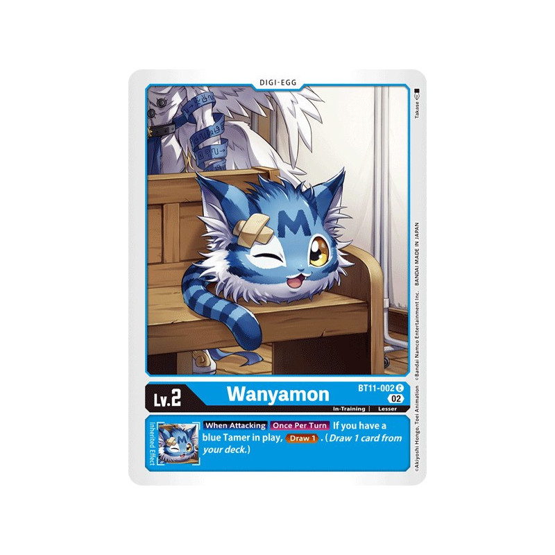 Digimon_TCG_BT11-002_FOIL_WanyamonFoil_Dimensional_Phase_Card_Game