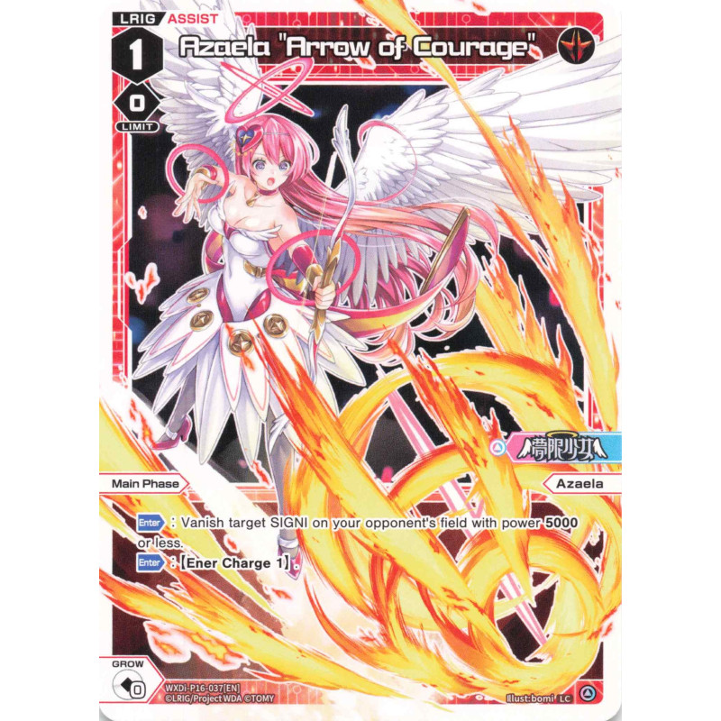 Vanguard_TCG_card_WXDi-P16-037[EN]_LC_Azaela_Arrow_of_Courage_INTERLUDE_DIVA