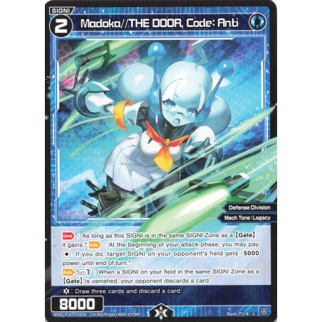 Vanguard_TCG_card_WXDi-P16-074[EN]_C_Madoka_THE_DOOR_Code_Anti_INTERLUDE_DIVA