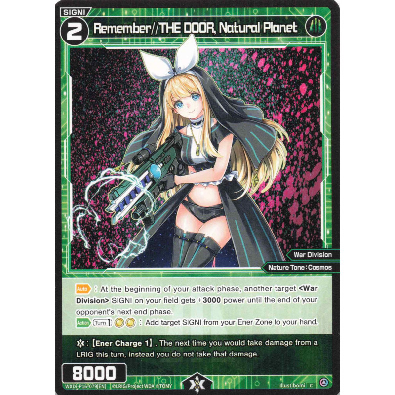 Vanguard_TCG_card_WXDi-P16-079[EN]_C_Remember_THE_DOOR_Natural_Planet_INTERLUDE_DIVA