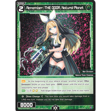 Vanguard_TCG_card_WXDi-P16-079[EN]_C_Remember_THE_DOOR_Natural_Planet_INTERLUDE_DIVA