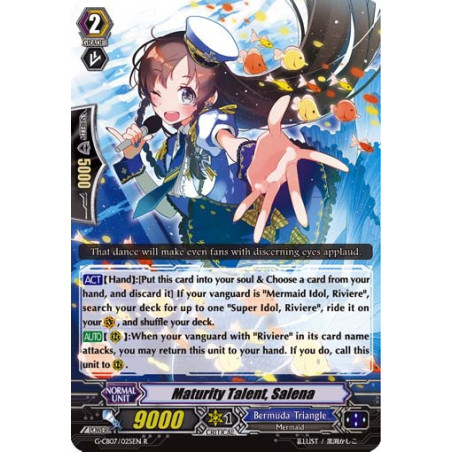 Vanguard_TCG_card_G-CB07_025EN_R_Maturity_Talent_Salena_Divas_Festa