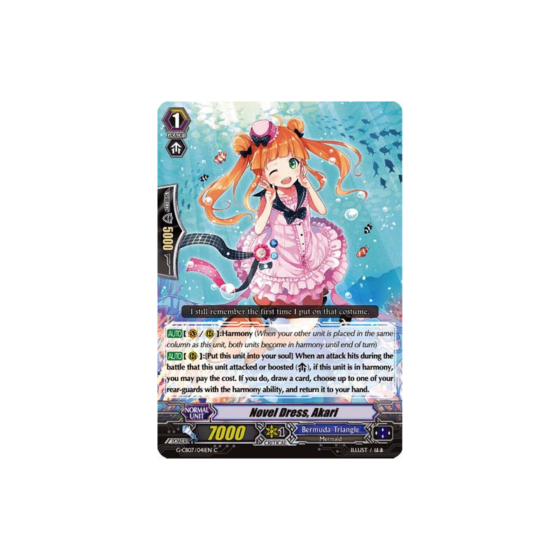 Vanguard_TCG_card_G-CB07_041EN_C_Novel_Dress_Akari_Divas_Festa
