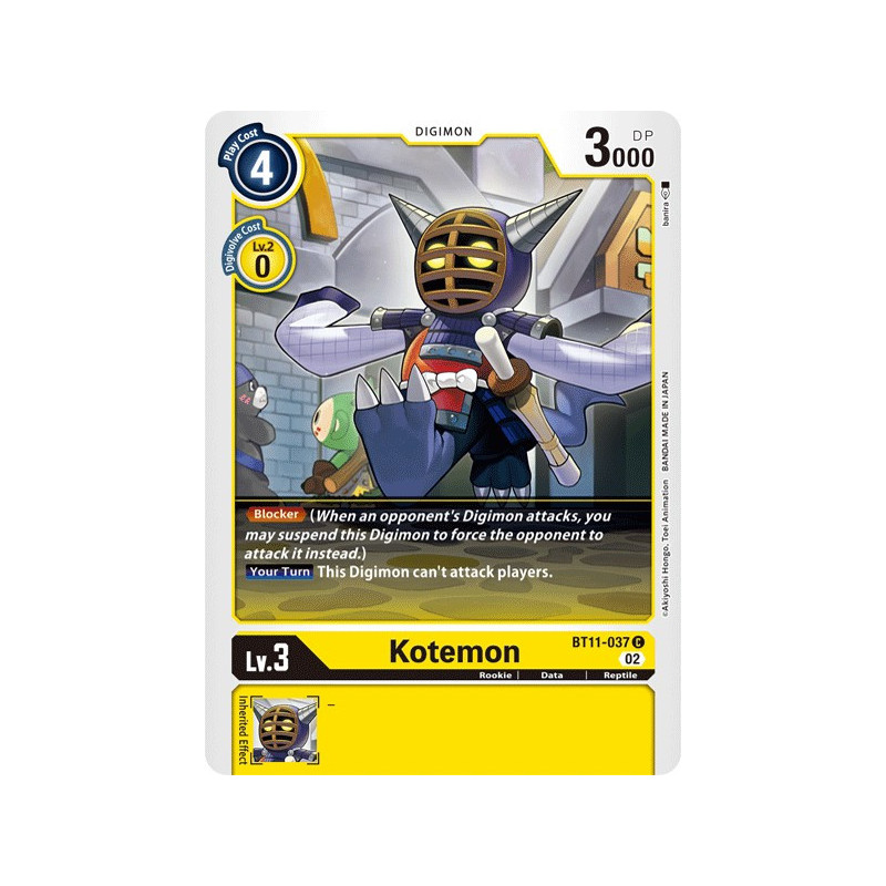 Digimon_TCG_BT11-037_FOIL_KotemonFoil_Dimensional_Phase_Card_Game