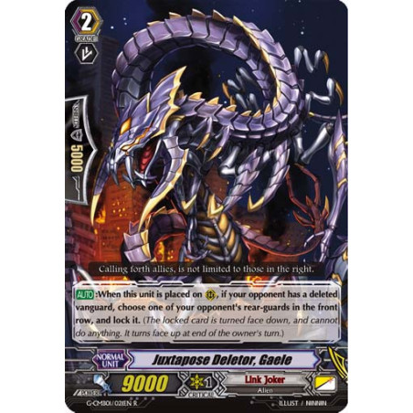 Vanguard_TCG_card_G-CMB01_021EN_R_Juxtapose_Deletor_Gaele_Vanguard_Deletor