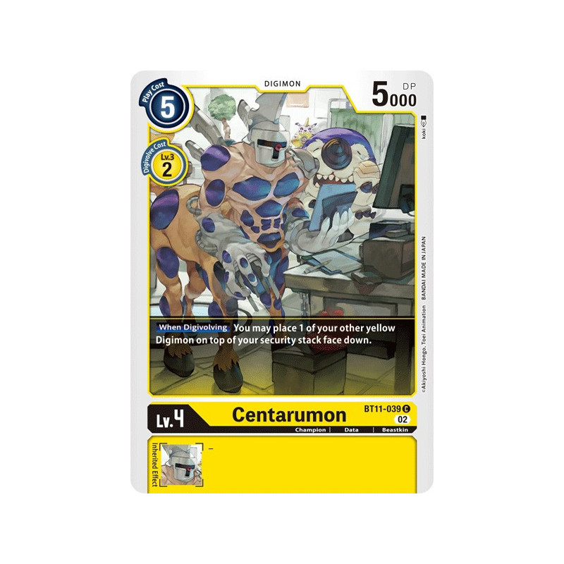 Digimon_TCG_BT11-039_FOIL_CentarumonFoil_Dimensional_Phase_Card_Game