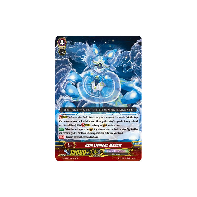 Vanguard_TCG_card_G-CMB01_026EN_R_Rain_Element_Madew_Vanguard_Deletor