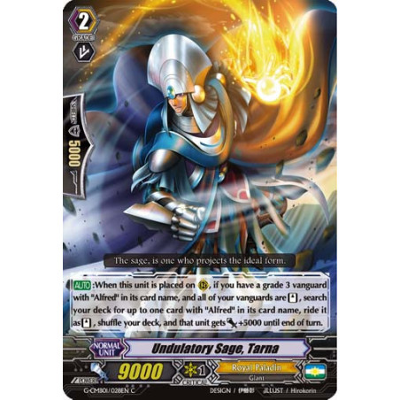 Vanguard_TCG_card_G-CMB01_028EN_C_Undulatory_Sage_Tarna_Vanguard_Deletor