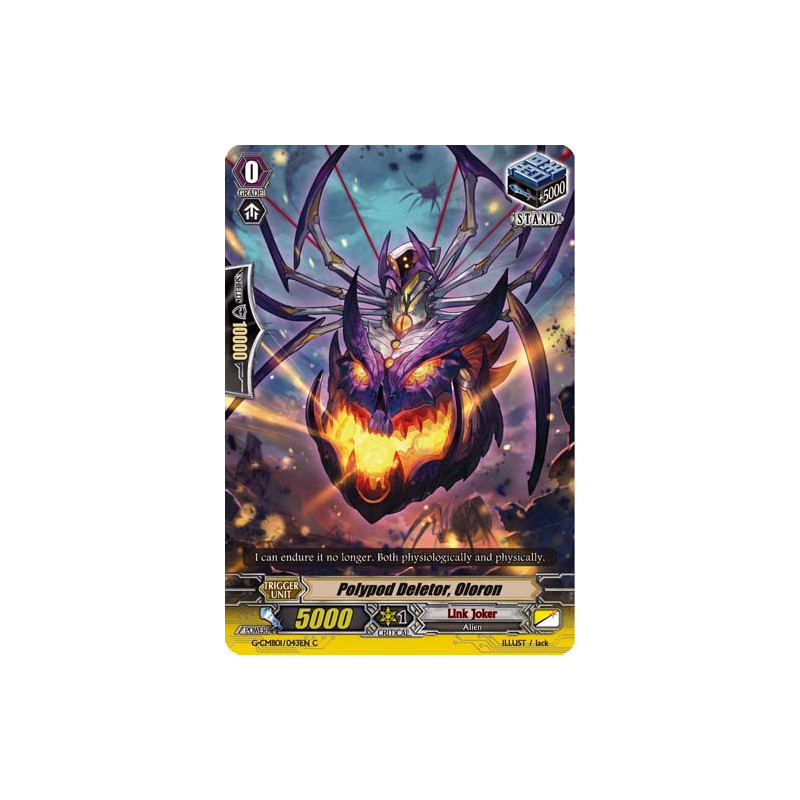 Vanguard_TCG_card_G-CMB01_043EN_C_Polypod_Deletor_Oloron_Vanguard_Deletor