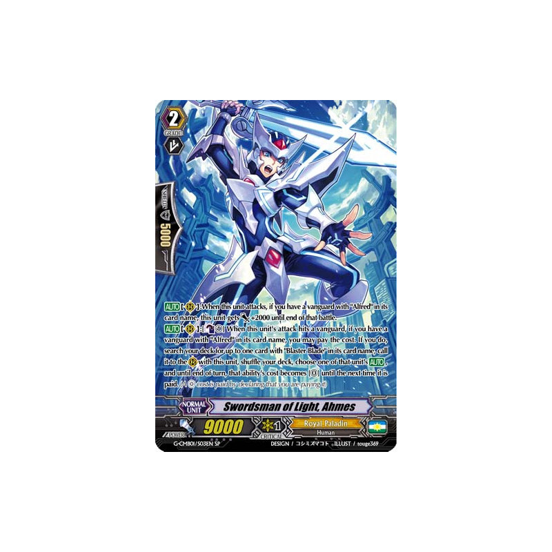 Vanguard_TCG_card_G-CMB01_S03EN_SP_Swordsman_of_Light_Ahmes_Vanguard_Deletor