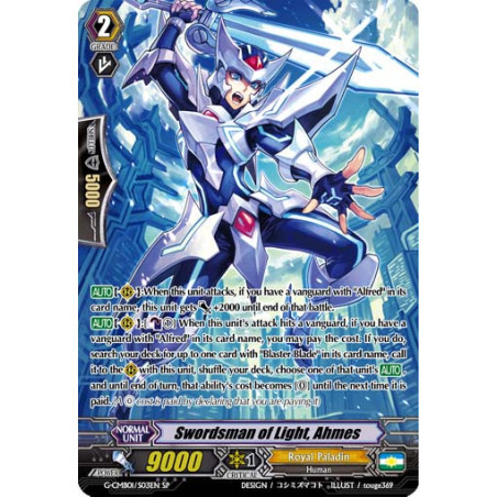Vanguard_TCG_card_G-CMB01_S03EN_SP_Swordsman_of_Light_Ahmes_Vanguard_Deletor