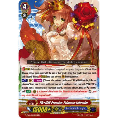 Vanguard_TCG_card_G-CB01_002EN_RRR_PRISM-Promise_Princess_Labrador_Academy_of_Divas