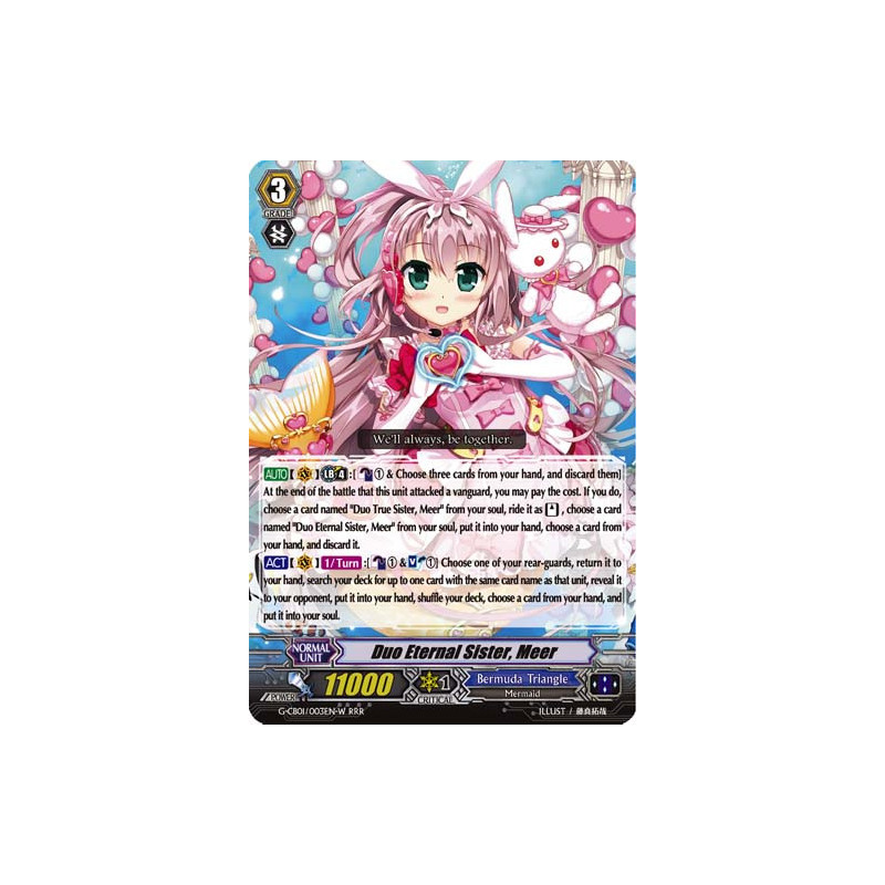 Vanguard_TCG_card_G-CB01_003EN-W_RRR_Duo_Eternal_Sister_Meer_Academy_of_Divas