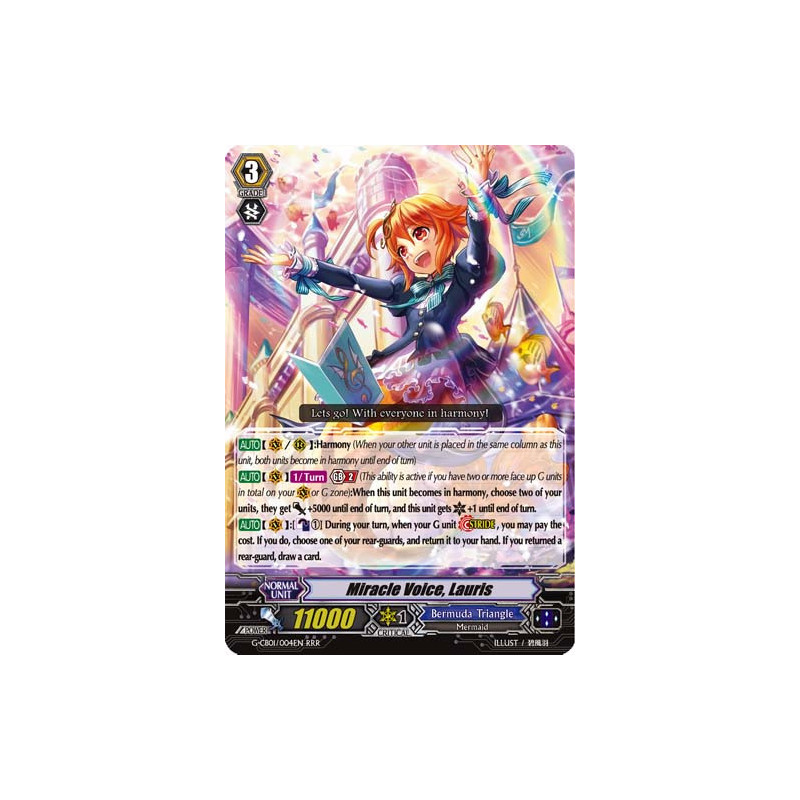 Vanguard_TCG_card_G-CB01_004EN_RRR_Miracle_Voice_Lauris_Academy_of_Divas