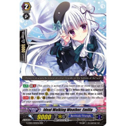 Vanguard_TCG_card_G-CB01_005EN_RRR_Ideal_Walking_Weather_Emilia_Academy_of_Divas
