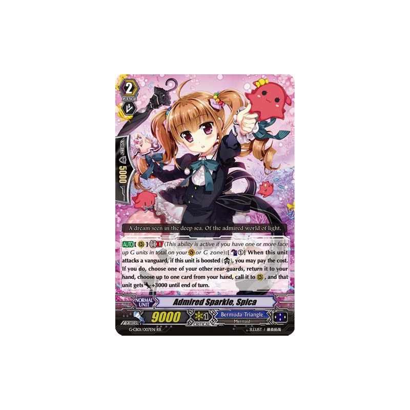 Vanguard_TCG_card_G-CB01_007EN_RR_Admired_Sparkle_Spica_Academy_of_Divas