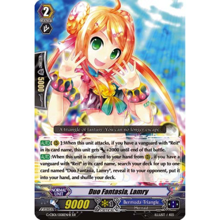 Vanguard_TCG_card_G-CB01_008EN-B_RR_Duo_Fantasia_Lamry_Academy_of_Divas