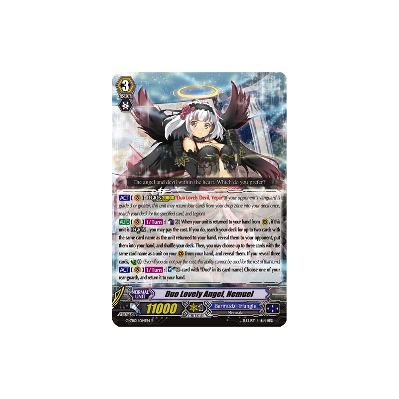 Vanguard_TCG_card_G-CB01_014EN_R_Duo_Lovely_Angel_Nemuel_Academy_of_Divas