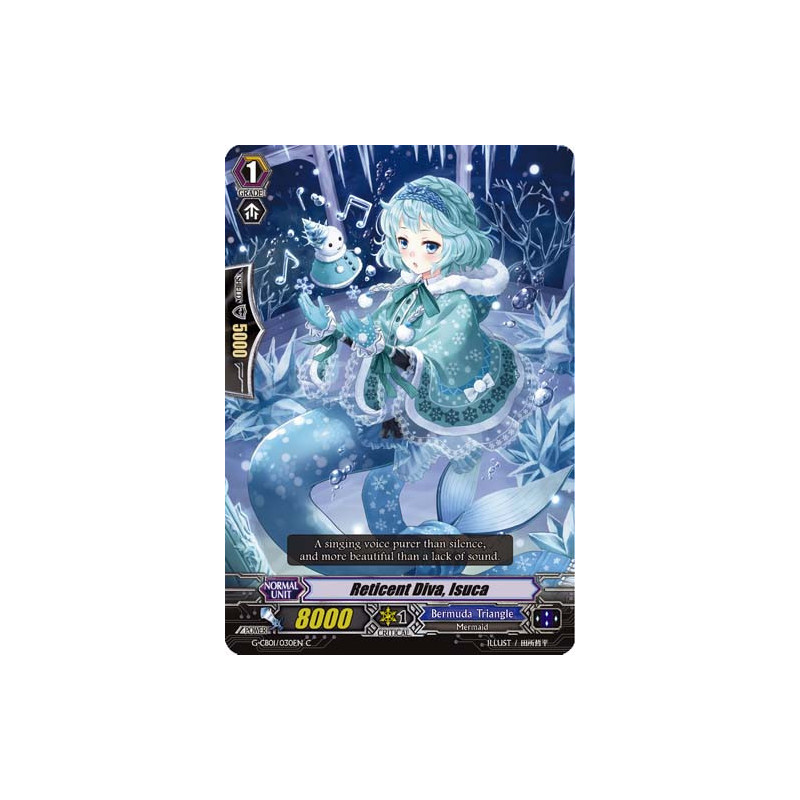 Vanguard_TCG_card_G-CB01_030EN_C_Reticent_Diva_Isuca_Academy_of_Divas